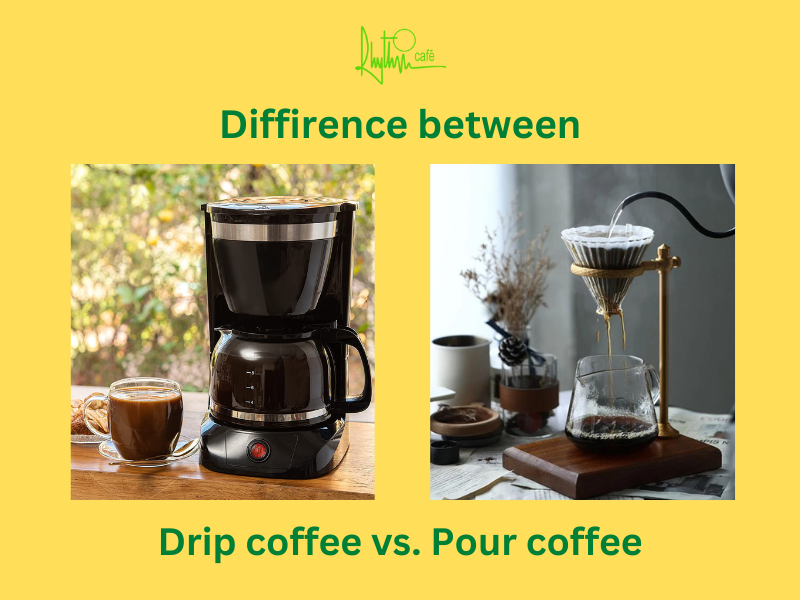 Drip coffee vs. Pour coffee: Difference