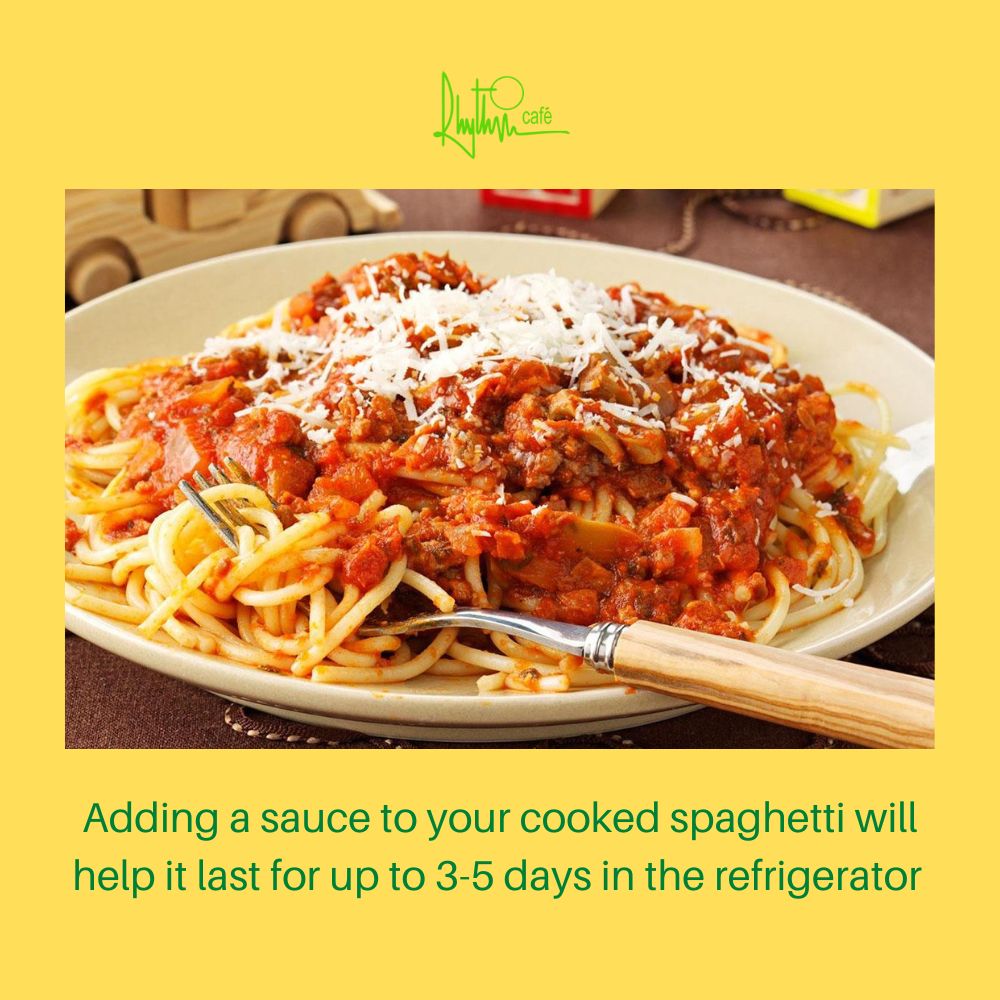 How long does Spaghetti last in the fridge with Sauce